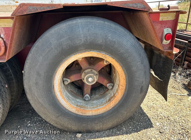 image for item DK6734 1996 Witzco Challenger RG-35 lowboy equipment trailer