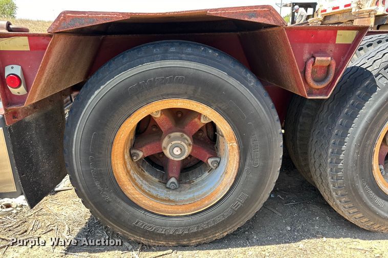 image for item DK6734 1996 Witzco Challenger RG-35 lowboy equipment trailer