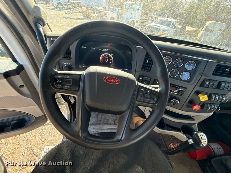 image for item DS3628 2023 Peterbilt 567 semi truck