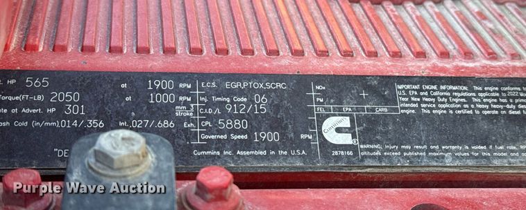 image for item DS3628 2023 Peterbilt 567 semi truck