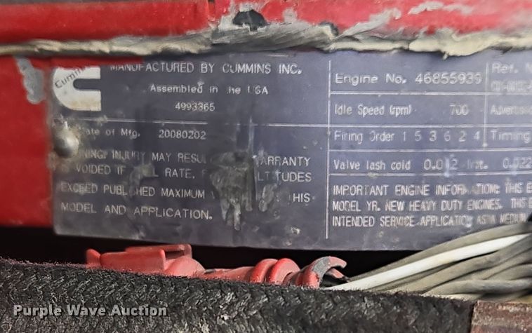 image for item DS5344 2008 Freightliner Business Class M2 digger derrick truck