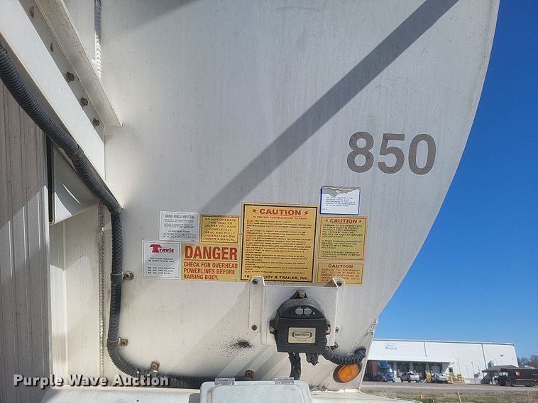 image for item DS5347 2016 Travis Body and Trailer Travis S/97 end dump trailer