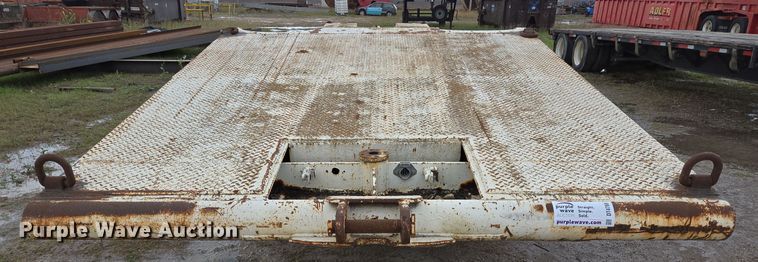 image for item DT4768 1982 Birmingham lowboy equipment trailer
