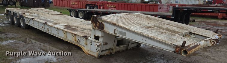 image for item DT4768 1982 Birmingham lowboy equipment trailer