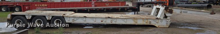 image for item DT4768 1982 Birmingham lowboy equipment trailer