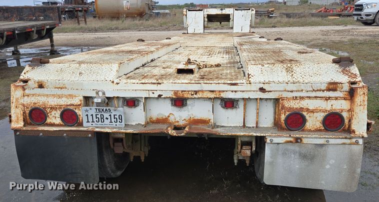 image for item DT4768 1982 Birmingham lowboy equipment trailer