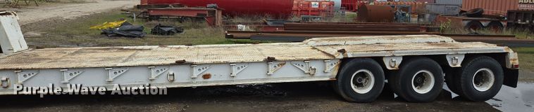image for item DT4768 1982 Birmingham lowboy equipment trailer