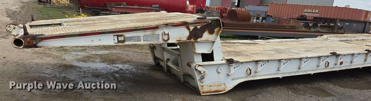image for item DT4768 1982 Birmingham lowboy equipment trailer