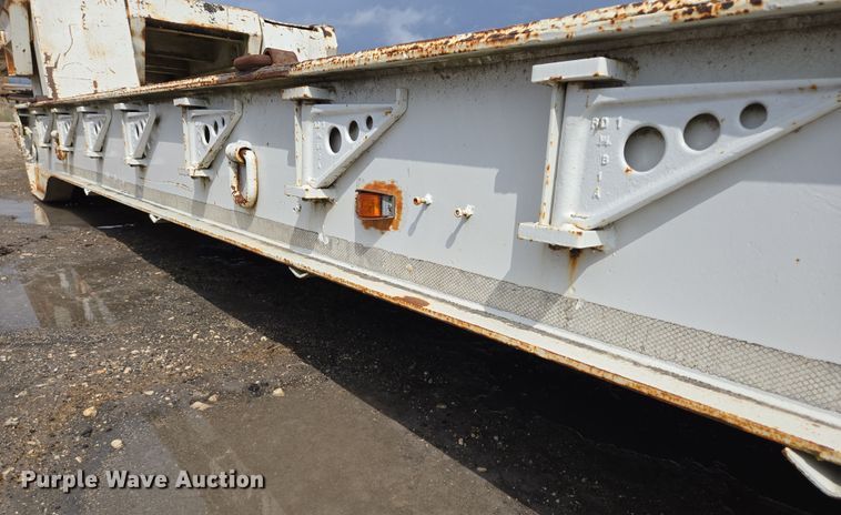 image for item DT4768 1982 Birmingham lowboy equipment trailer