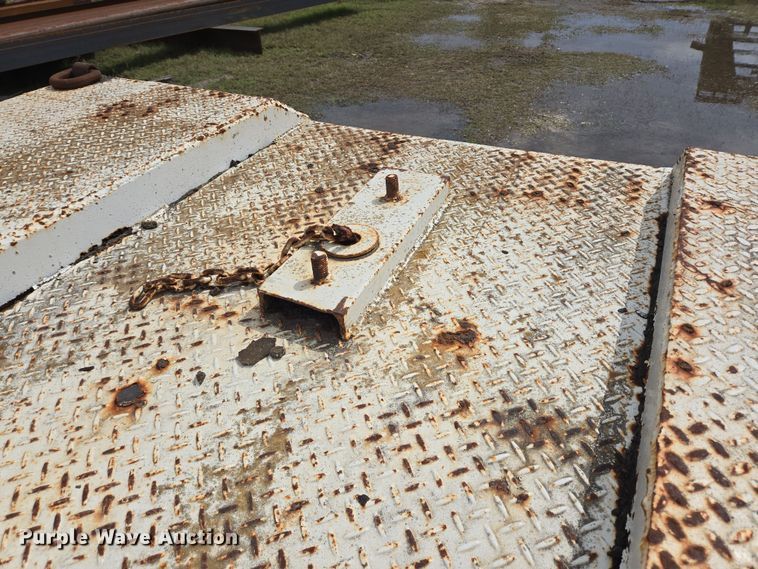 image for item DT4768 1982 Birmingham lowboy equipment trailer