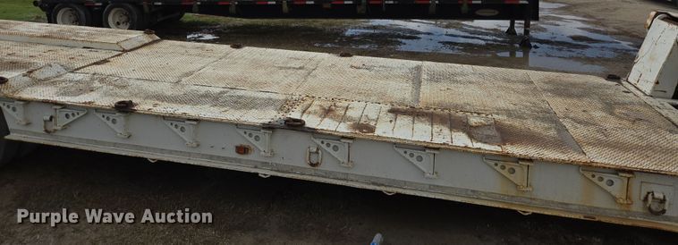 image for item DT4768 1982 Birmingham lowboy equipment trailer