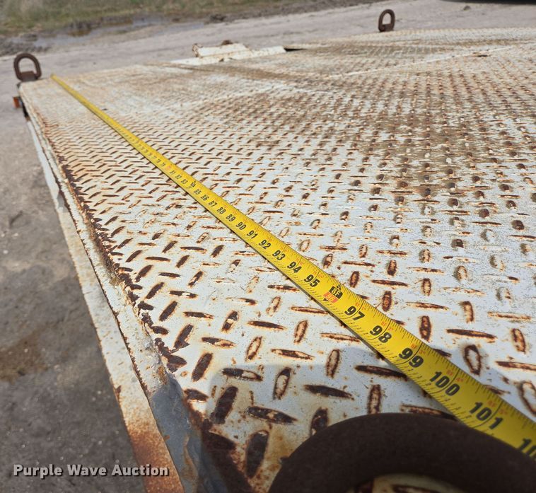 image for item DT4768 1982 Birmingham lowboy equipment trailer