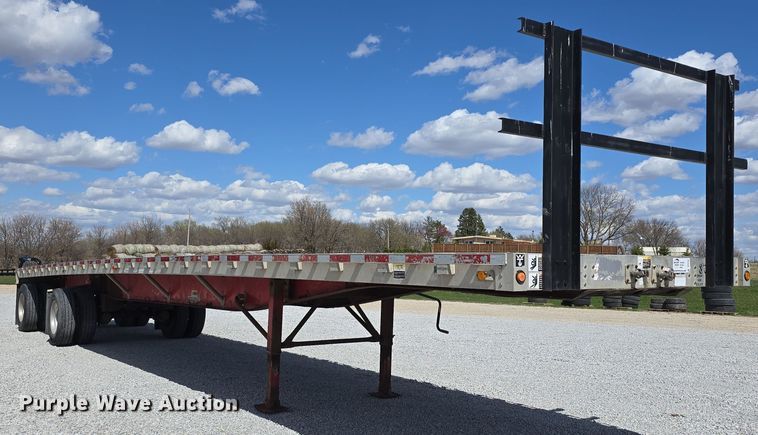 image for item DT6797 2008 Wilson Trailer Sales Road Brute CF-900 flatbed trailer