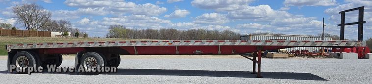 image for item DT6797 2008 Wilson Trailer Sales Road Brute CF-900 flatbed trailer