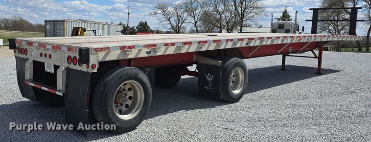 image for item DT6797 2008 Wilson Trailer Sales Road Brute CF-900 flatbed trailer