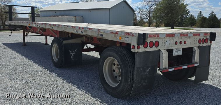 image for item DT6797 2008 Wilson Trailer Sales Road Brute CF-900 flatbed trailer