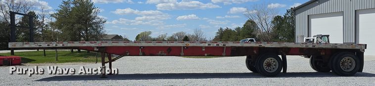 image for item DT6797 2008 Wilson Trailer Sales Road Brute CF-900 flatbed trailer