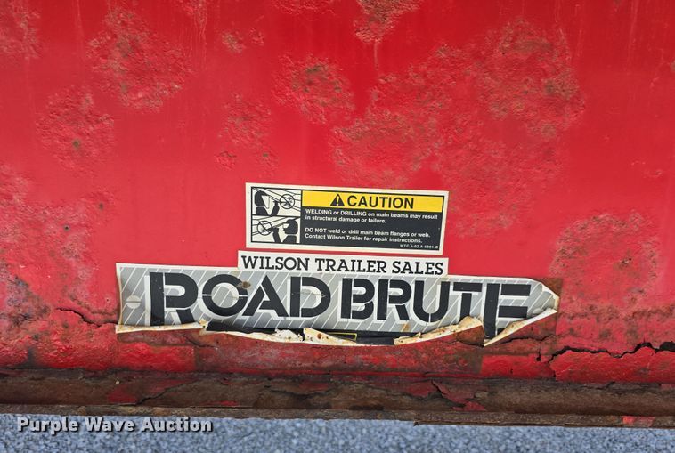 image for item DT6797 2008 Wilson Trailer Sales Road Brute CF-900 flatbed trailer