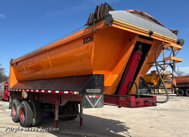 image for item DU3283 1989 Palmer  end dump trailer