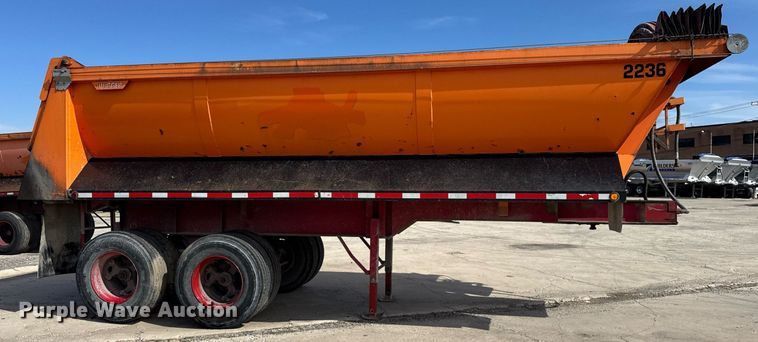 image for item DU3283 1989 Palmer  end dump trailer
