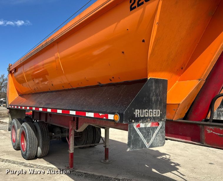 image for item DU3283 1989 Palmer  end dump trailer