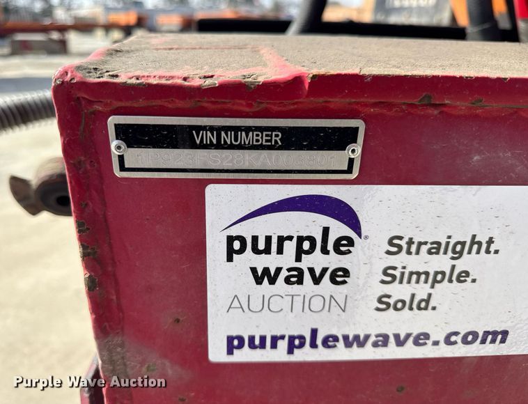 image for item DU3283 1989 Palmer  end dump trailer