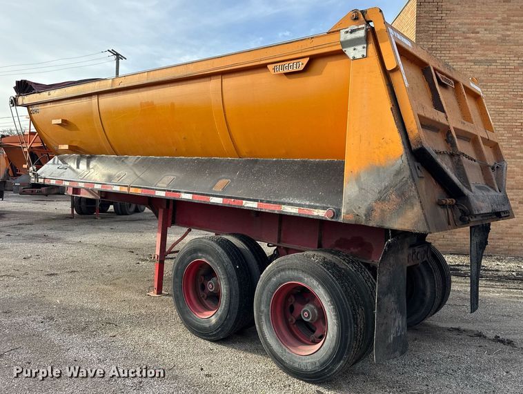 image for item DU3390 1989 Palmer  end dump trailer