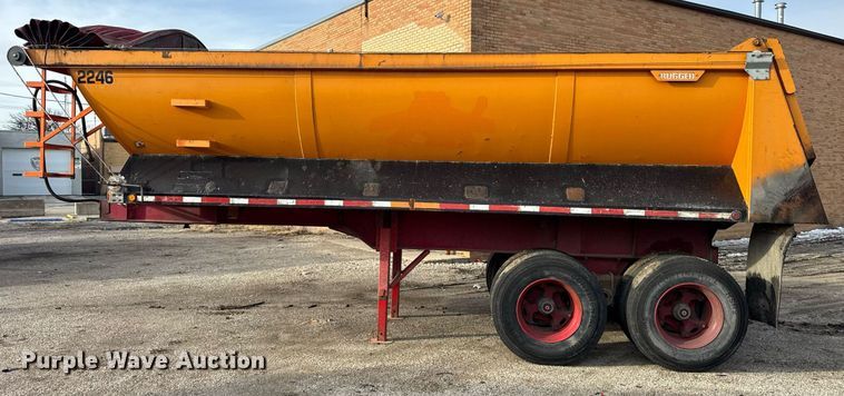 image for item DU3390 1989 Palmer  end dump trailer