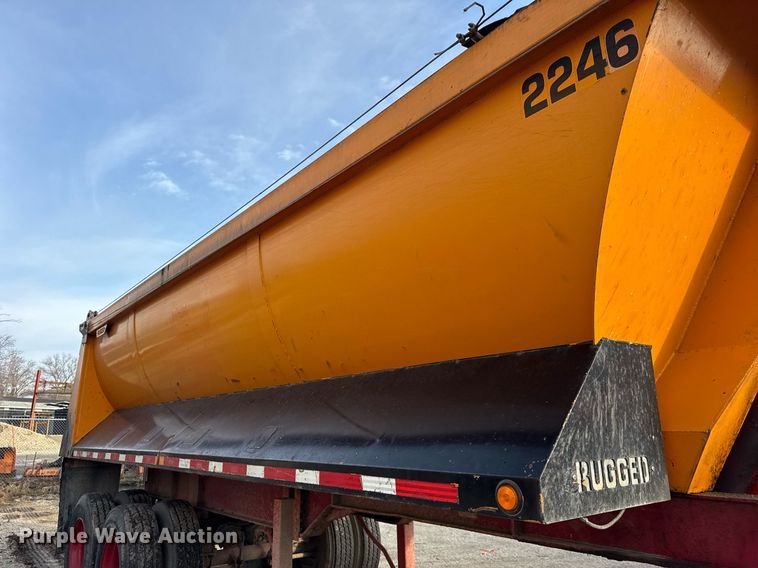 image for item DU3390 1989 Palmer  end dump trailer