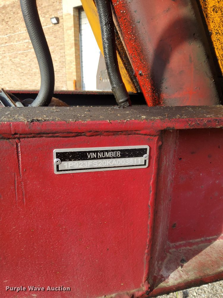 image for item DU3390 1989 Palmer  end dump trailer