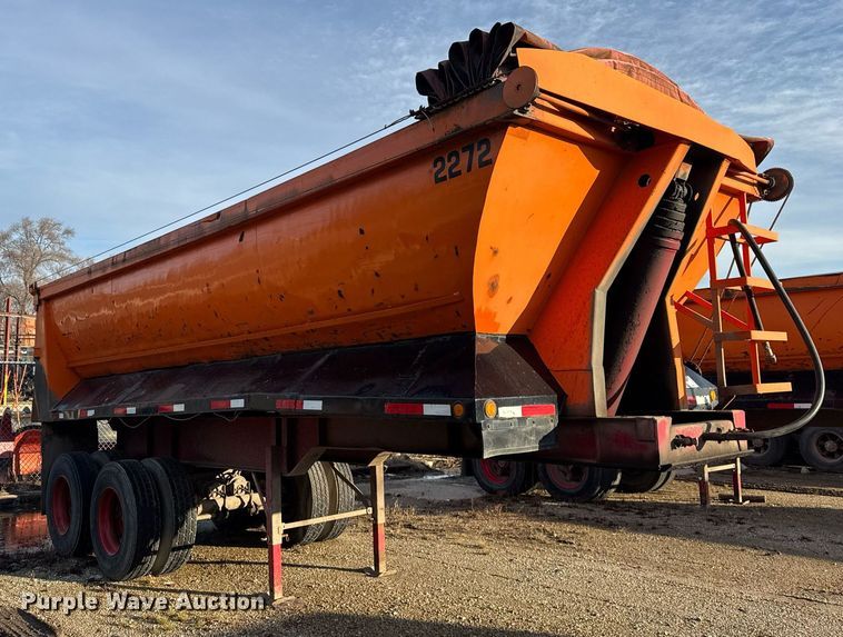 image for item DU3391 1989 Palmer  end dump trailer