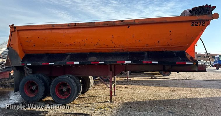image for item DU3391 1989 Palmer  end dump trailer