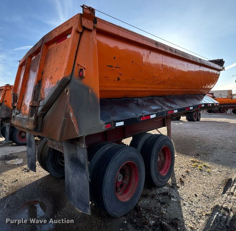 image for item DU3391 1989 Palmer  end dump trailer