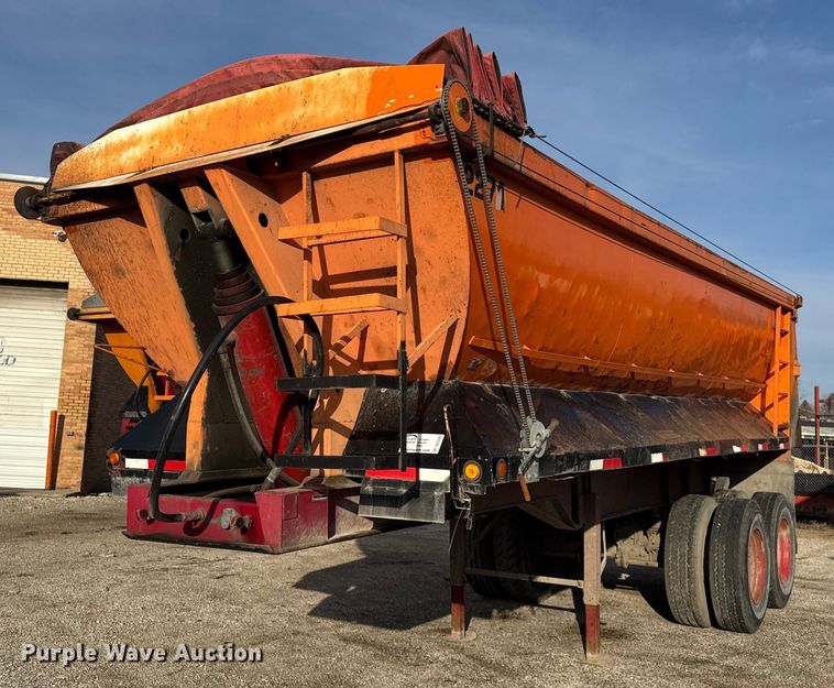image for item DU3392 1989 Palmer  end dump trailer