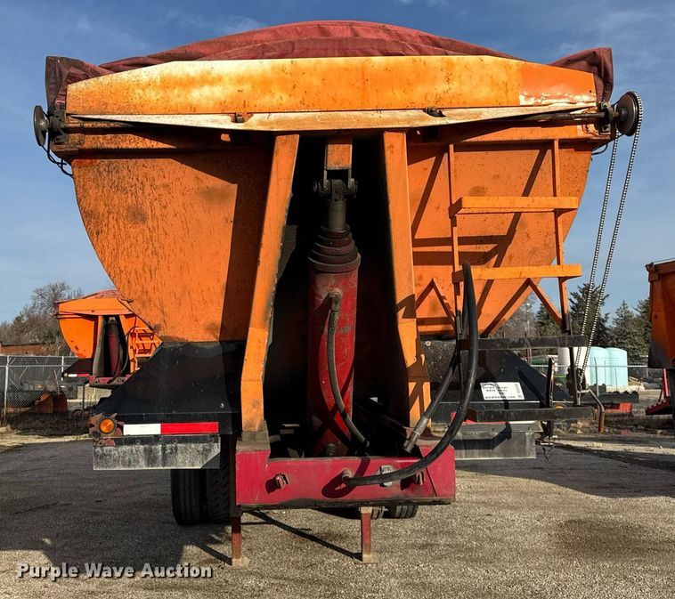 image for item DU3392 1989 Palmer  end dump trailer