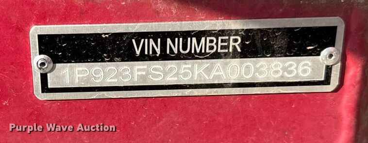 image for item DU3392 1989 Palmer  end dump trailer