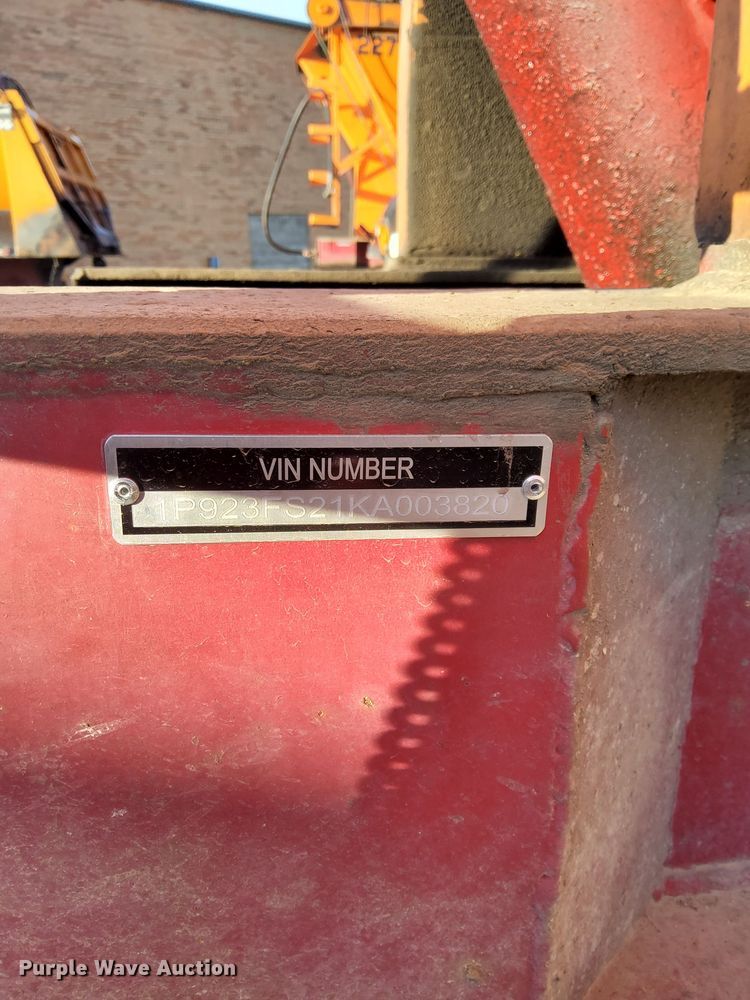 image for item DU3393 1989 Palmer end dump trailer