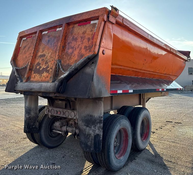 image for item DU3394 1989 Palmer end dump trailer
