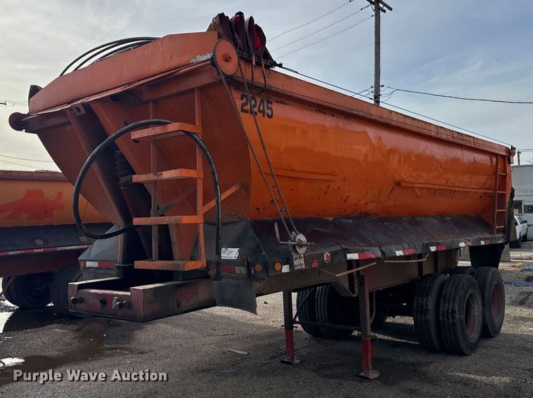 image for item DU3395 1989 Palmer  end dump trailer