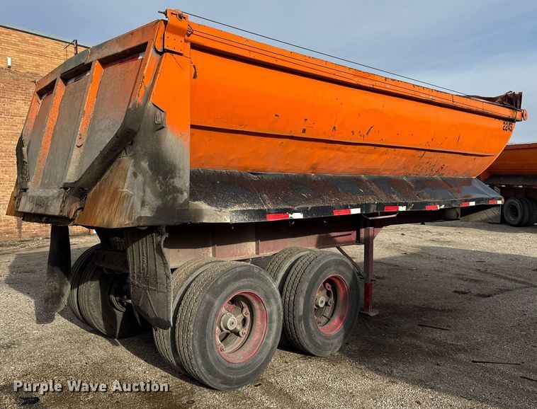 image for item DU3395 1989 Palmer  end dump trailer