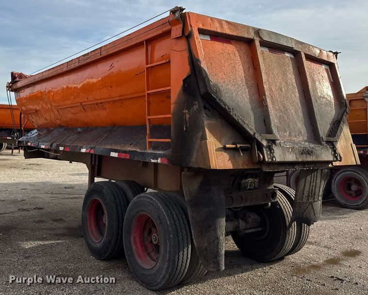 image for item DU3395 1989 Palmer  end dump trailer