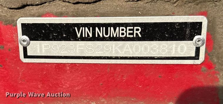 image for item DU3395 1989 Palmer  end dump trailer