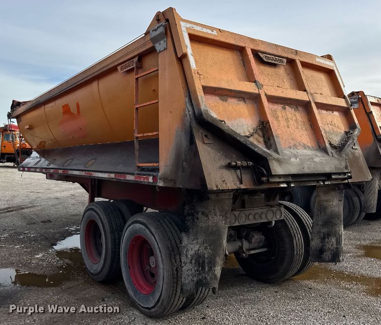 image for item DU3397 1989 Palmer  end dump trailer