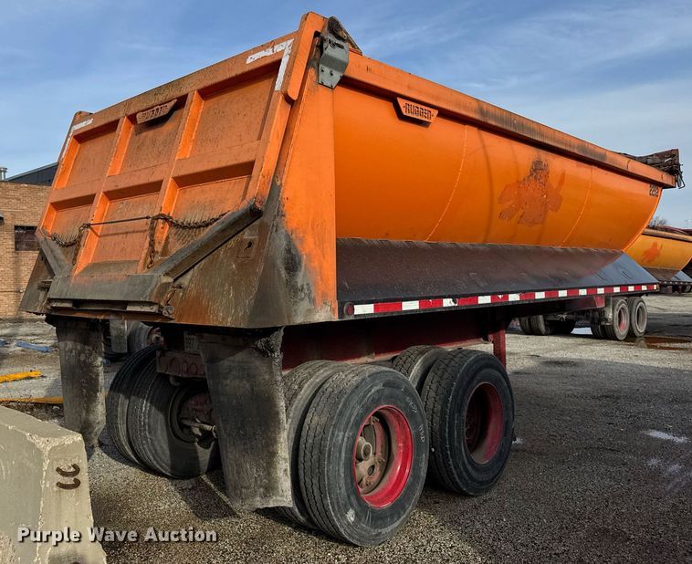 image for item DU3398 1989 Palmer  end dump trailer