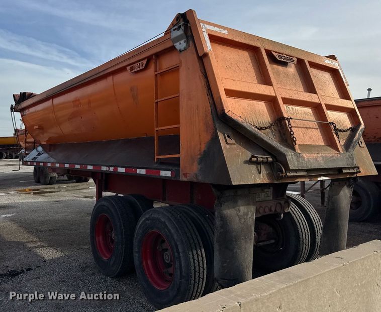 image for item DU3398 1989 Palmer  end dump trailer