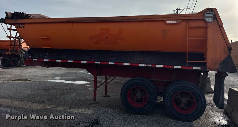 image for item DU3398 1989 Palmer  end dump trailer