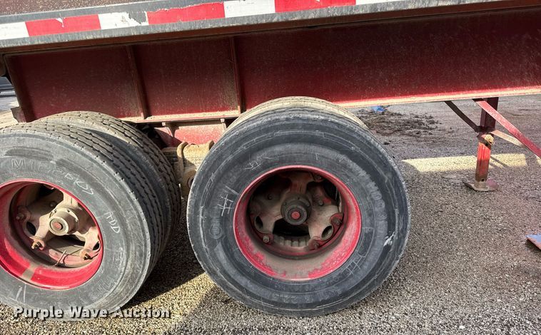 image for item DU3398 1989 Palmer  end dump trailer