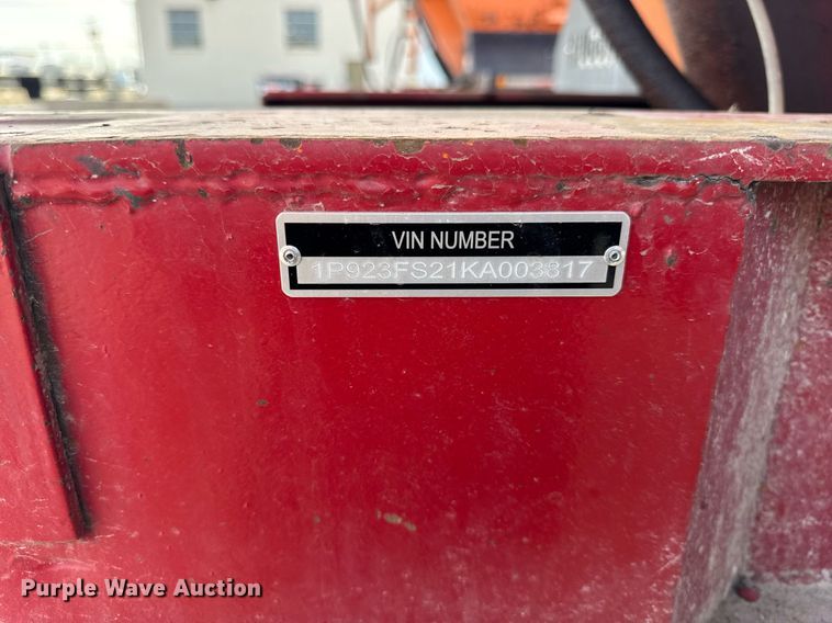 image for item DU3398 1989 Palmer  end dump trailer