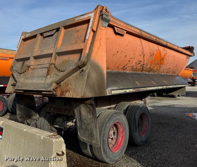 image for item DU3400 1989 Palmer  end dump trailer