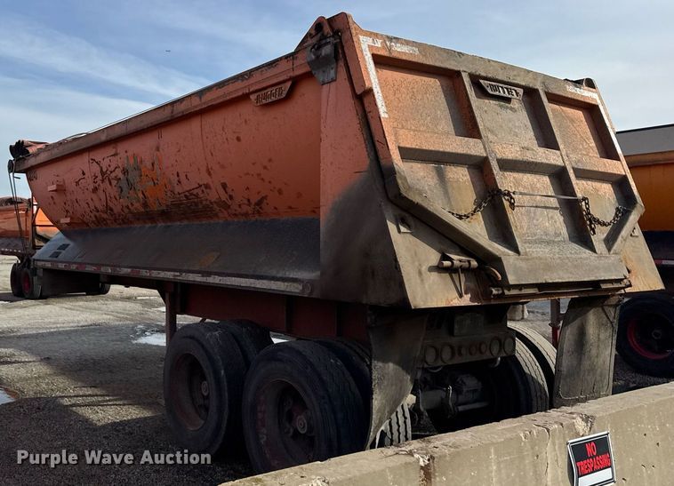 image for item DU3400 1989 Palmer  end dump trailer